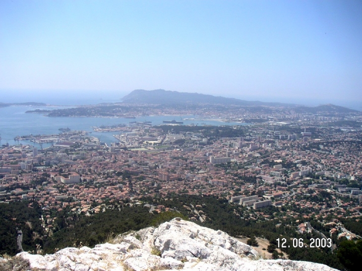 Vue sur la rade de Toulon