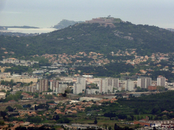 Vue du mont Faron - Toulon