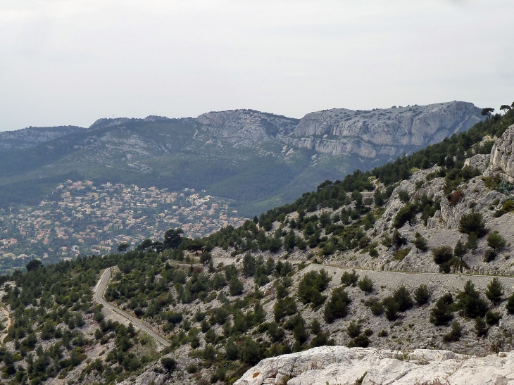 Vue du mont Faron - Toulon