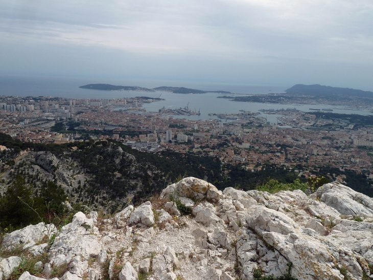 Vue du mont Faron - Toulon