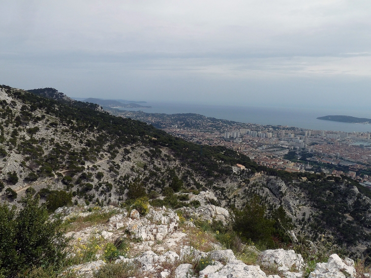 Vue du mont Faron - Toulon