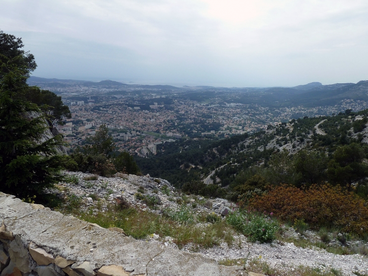 Vue du mont Faron - Toulon