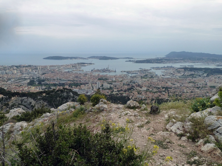 Vue du mont Faron - Toulon