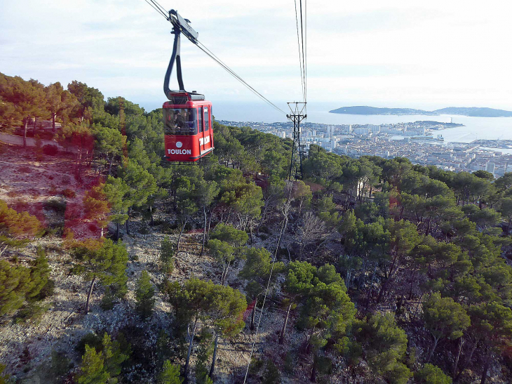 Le téléphérique du Mont Faron - Toulon