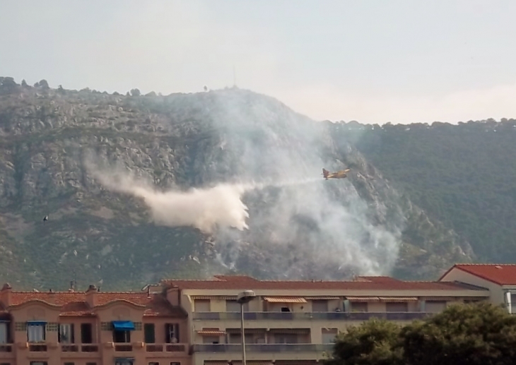 Incendie sur le FARON - Toulon