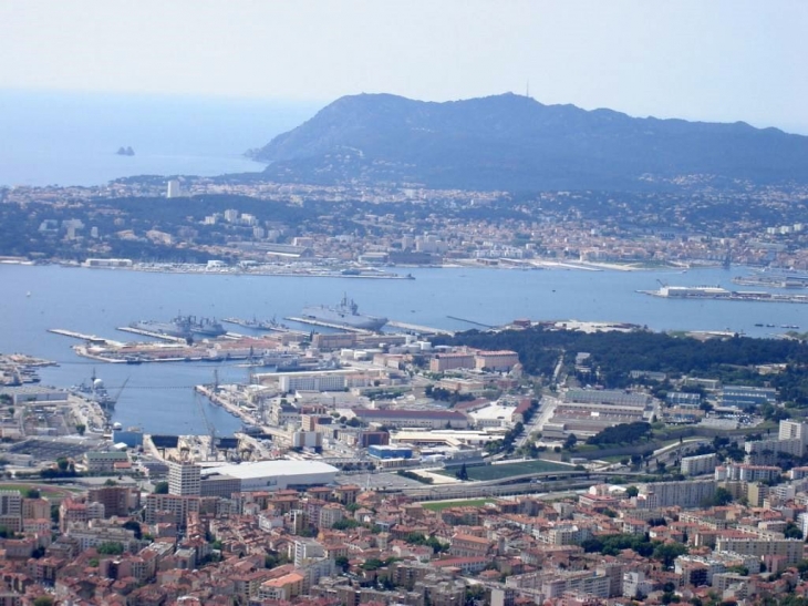 Le port et la rade - Toulon