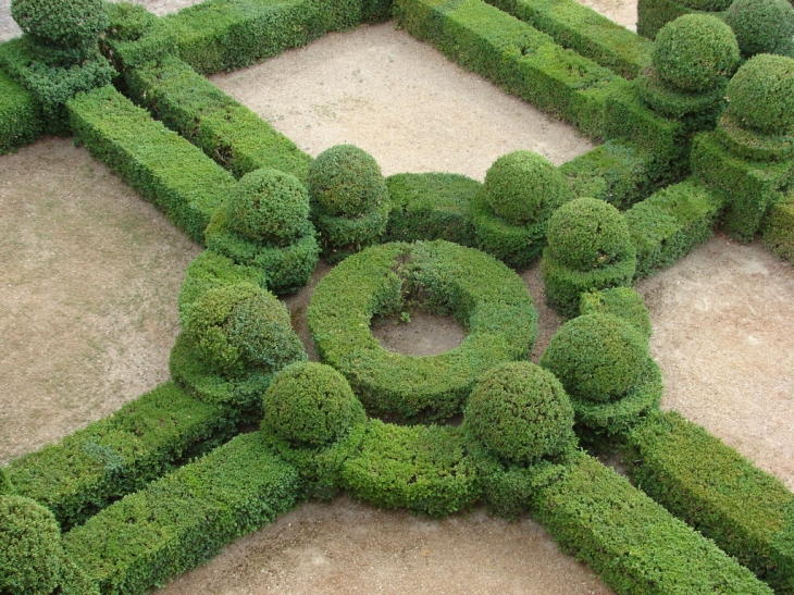 Jardin à la Française au Château - Ansouis