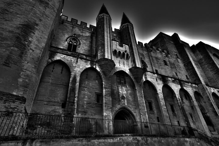 Photo HDR du Palais des Papes - Avignon