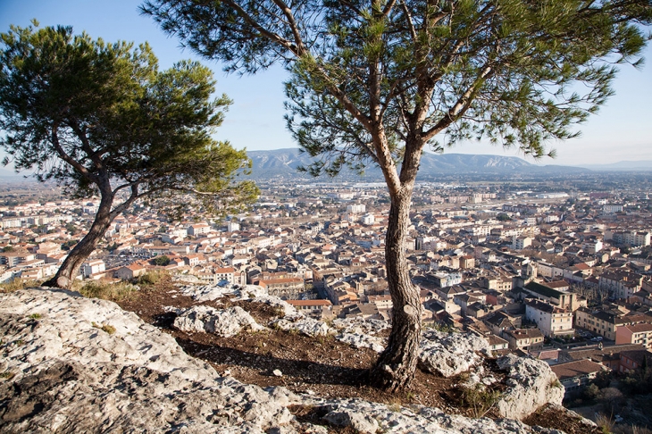 Vue de la colline Saint Jacques - Cavaillon