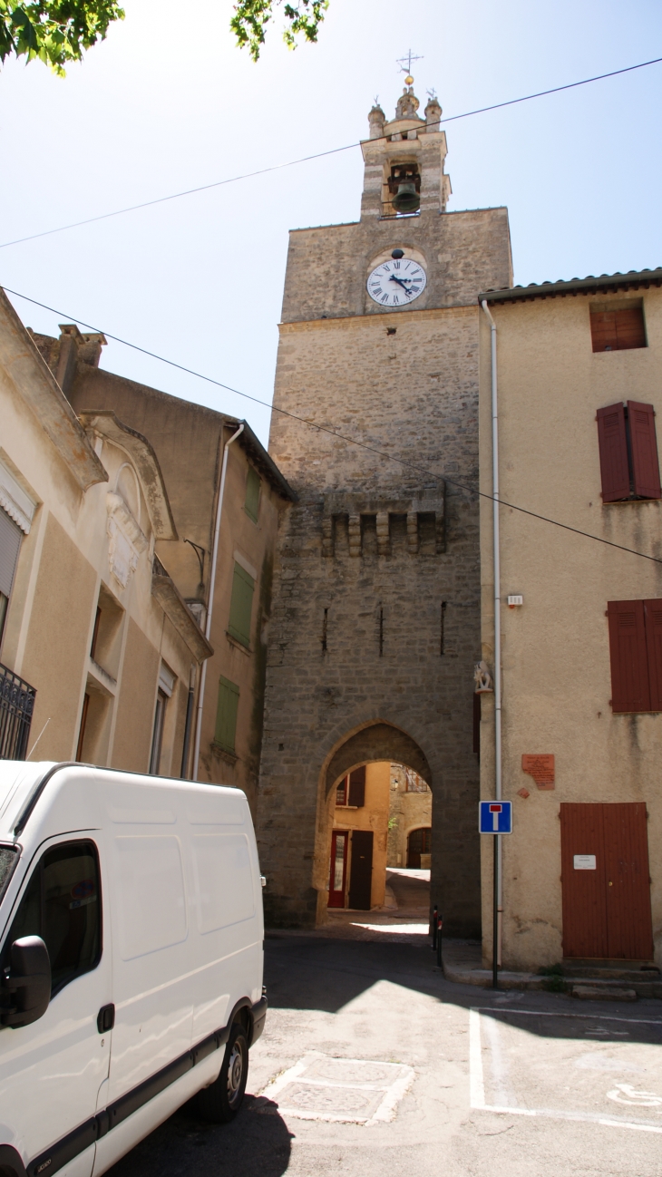 Porte de La tour De L'Horloge 13 Em Siècle - Cucuron