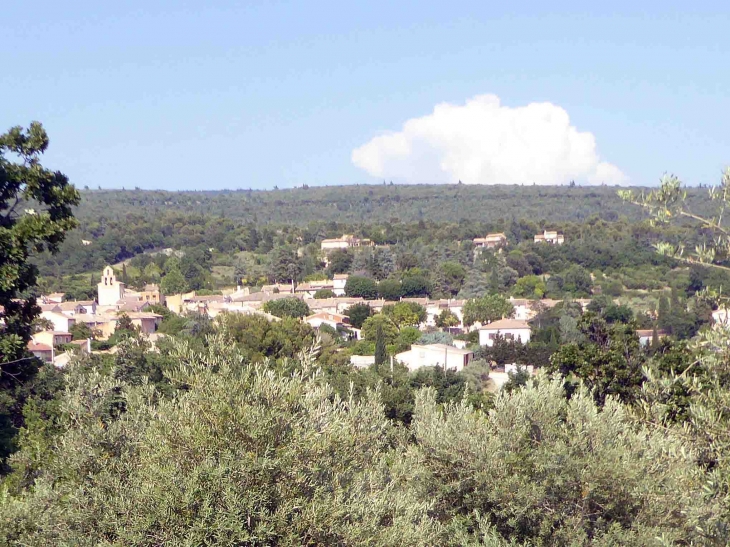 Vue sur le village - Flassan