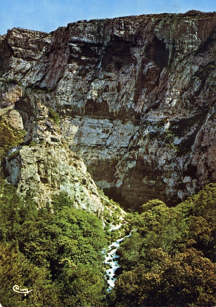 Les Cascades (carte postale de 1968) - Fontaine-de-Vaucluse