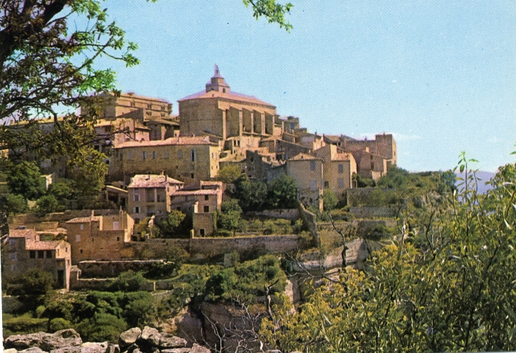 Vue Générale (carte postale de 1980) - Gordes