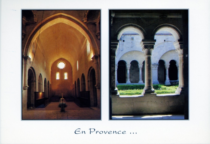 Abbaye de Sénanque (carte postale). - Gordes