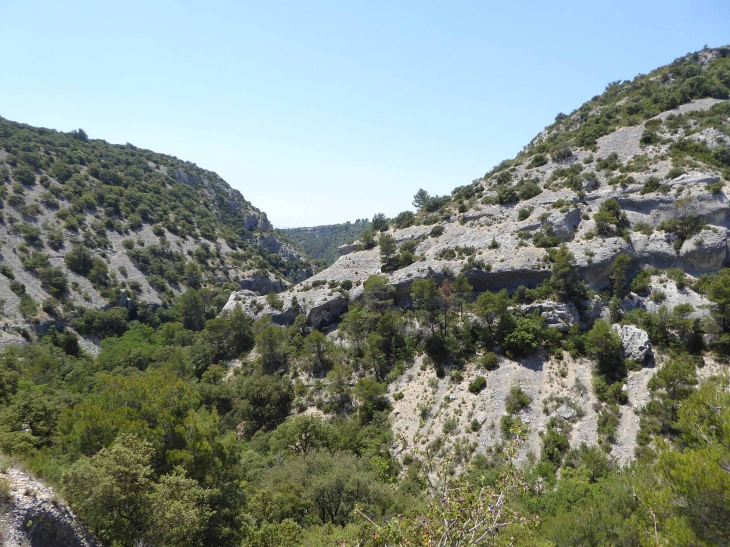 Le paysage environnant - Gordes