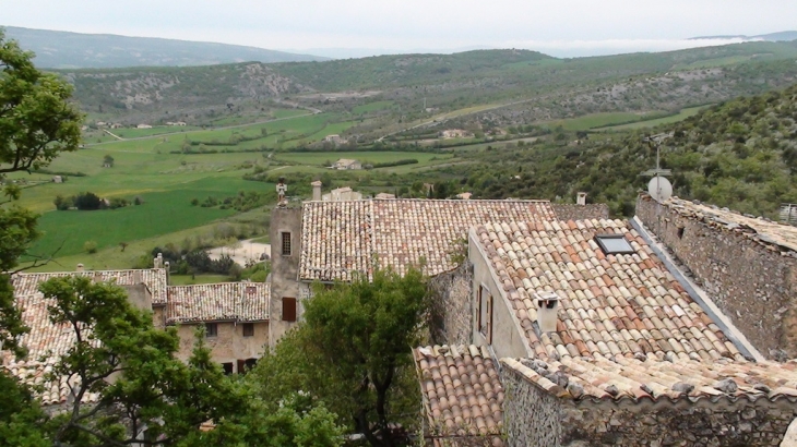 La plaine vue de village - Lacoste