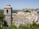 Vue du village depuis la colline du Piei