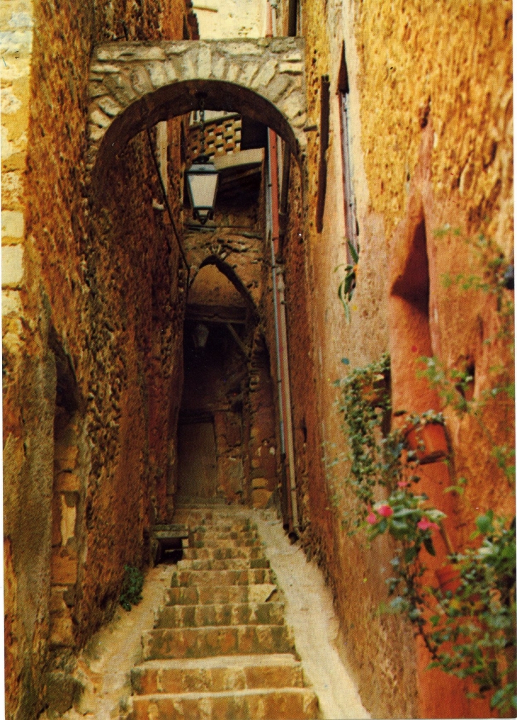 Vieille Rue (carte postale de 1970) - Roussillon