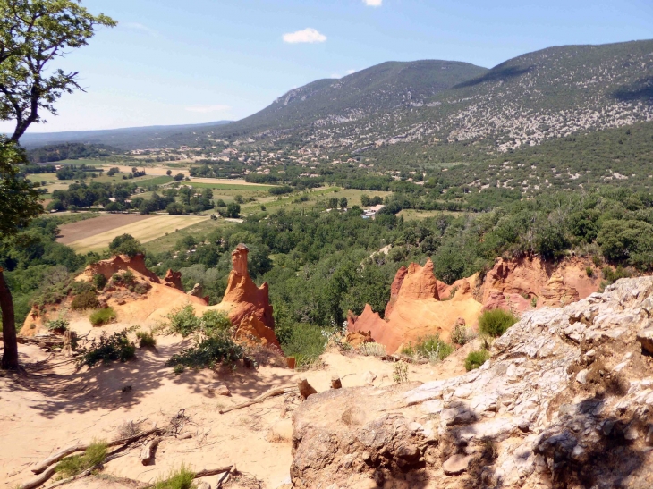 Le village vu du Colorado - Rustrel