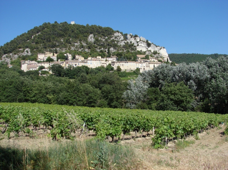 Une vue du village - Séguret