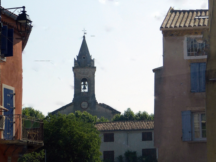 Vue sur l'église - Villes-sur-Auzon
