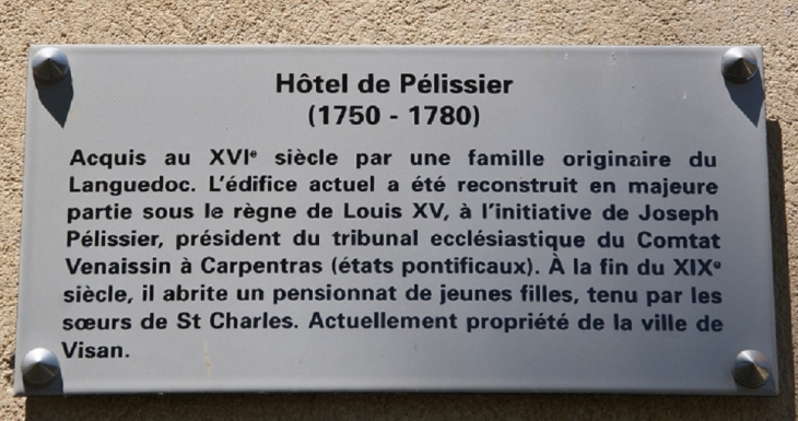 Hotel-de-Pelissier - Visan