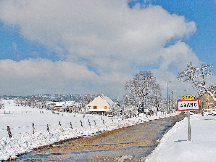 Entré sud du village - Aranc