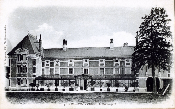 Château de Beauregard, vers 1910 (carte postale ancienne).