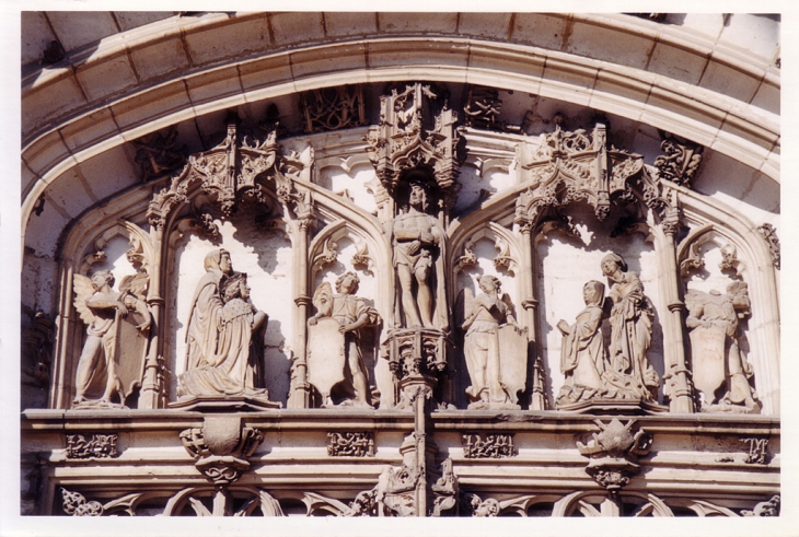 Eglise de Brou - Détails sur façade - Bourg-en-Bresse