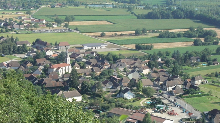 Bregnier Village depuis un belvédère du Sentier de l'Eau - Brégnier-Cordon