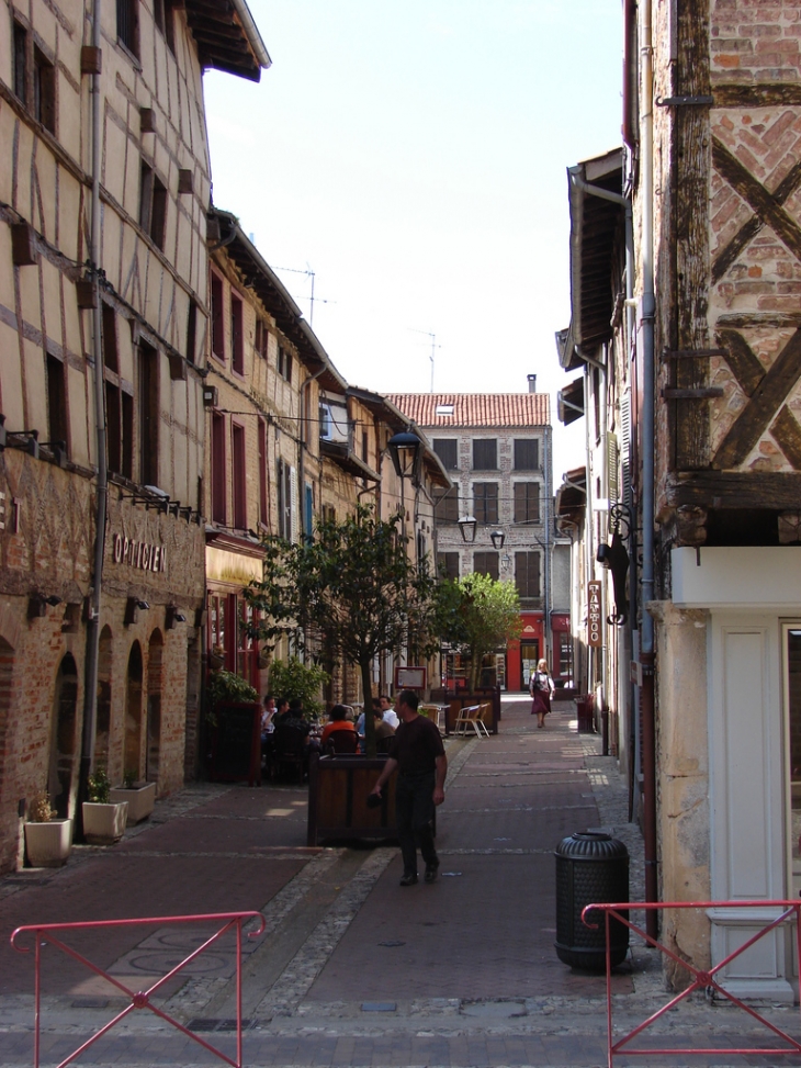 La rue Commerson - Châtillon-sur-Chalaronne