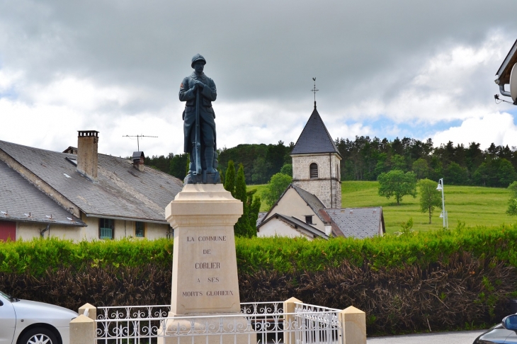 Monument aux Morts et L'église - Corlier