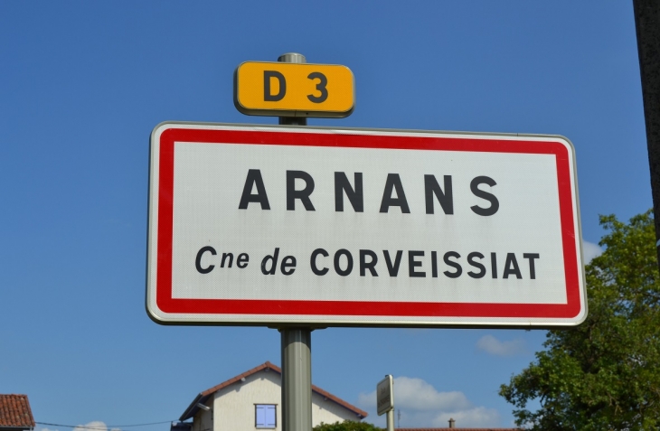 Arnans commune de Corveissiat