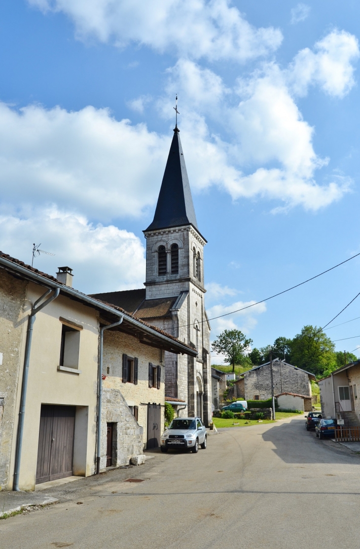 Arnans commune de Corveissiat ( L'église )