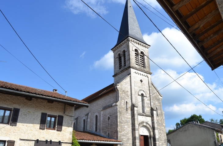 Arnans commune de Corveissiat ( L'église )