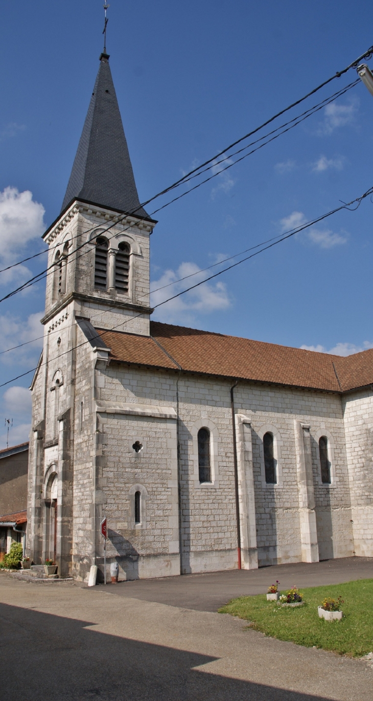 Arnans commune de Corveissiat ( L'église )