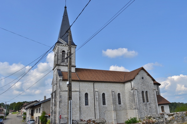 Arnans commune de Corveissiat ( L'église )