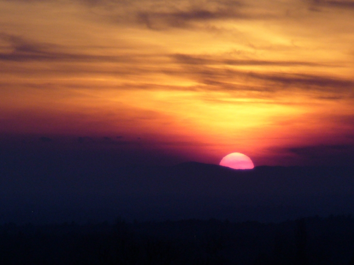 Coucher de soleil - Jasseron