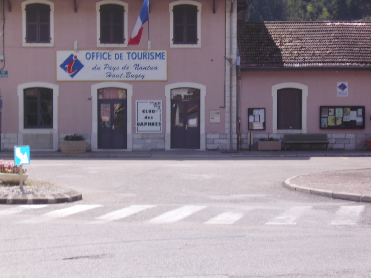 L'office du tourisme dans l'ancienne gare de Nantua