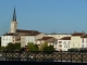 vue de Mâcon sur l'autre rive de la Saône