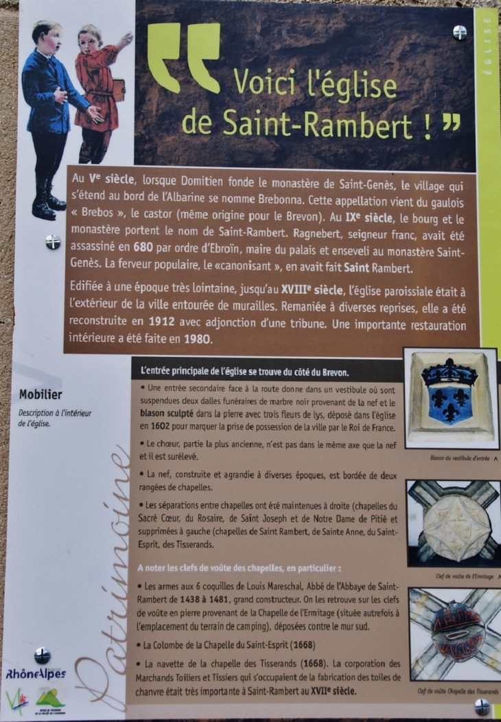 &église Saint-Rambert - Saint-Rambert-en-Bugey