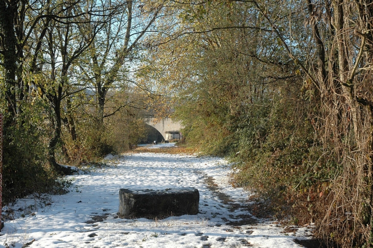 Chemin de halage - Sault-Brénaz