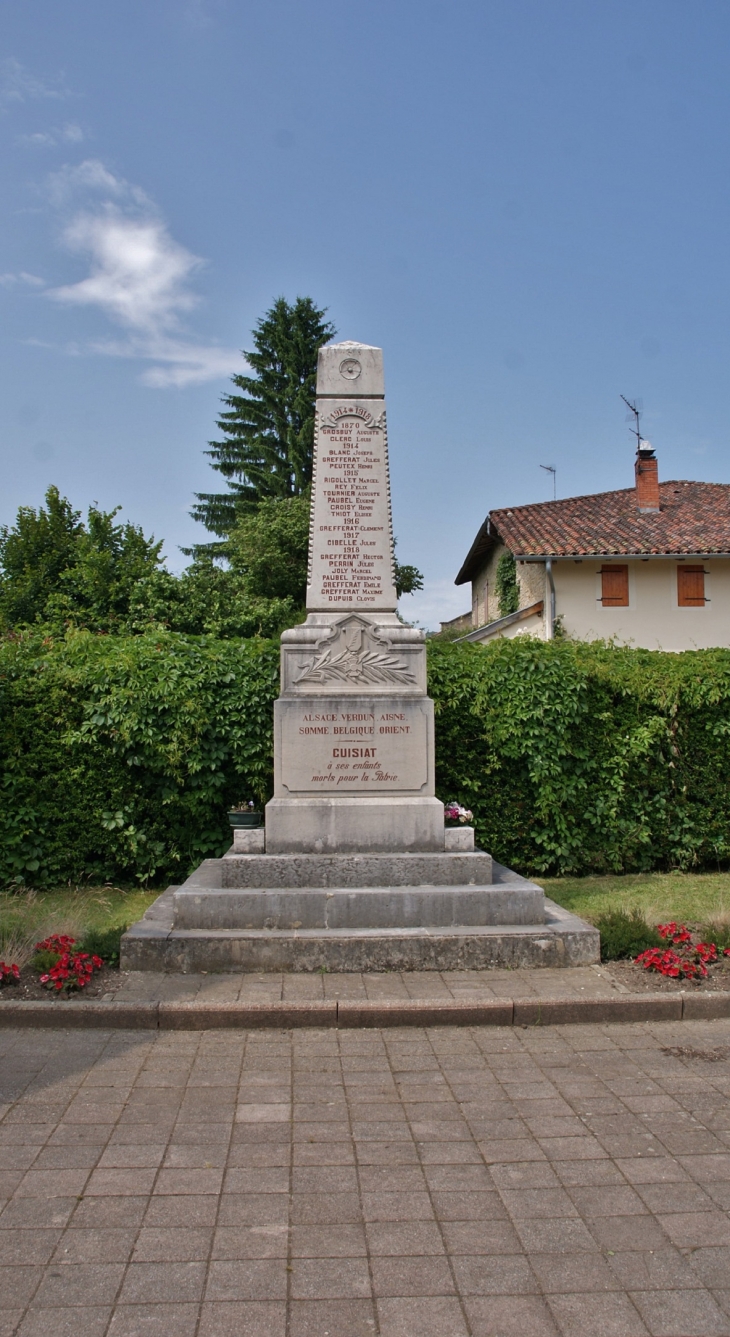 Monument aux Morts - Treffort-Cuisiat