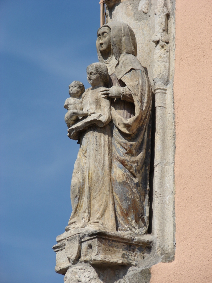 Statue à l'angle de la Grande Rue et de la rue de Montsec - Trévoux