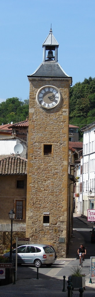 La Tour de l'Arsenal ou Tour de l'Horloge - Trévoux