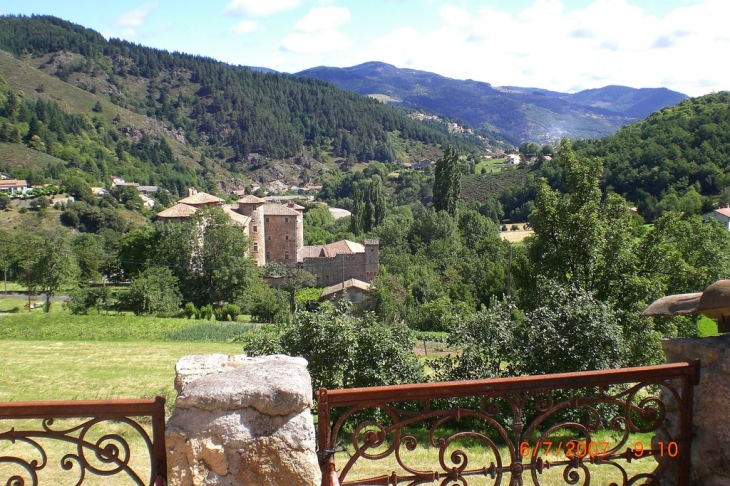 Vue de la vallée de la Dorne - Accons