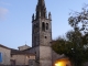 Eglise de Chandolas à la tombée de la nuit