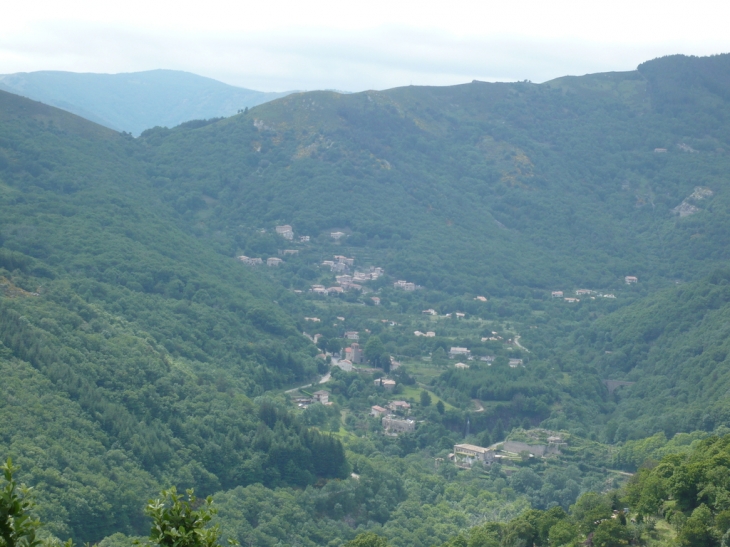 Vue générale de Labastide sur Bezorgues - Labastide-sur-Bésorgues