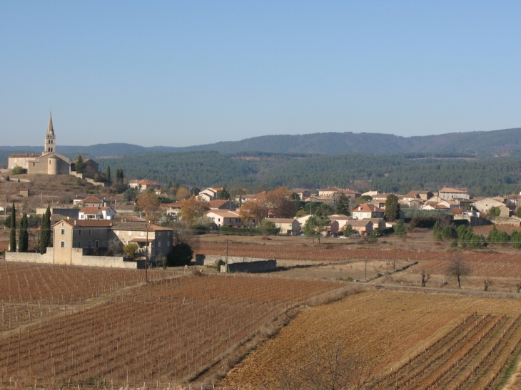 Vue générale La Jaujon côté est. - Lablachère