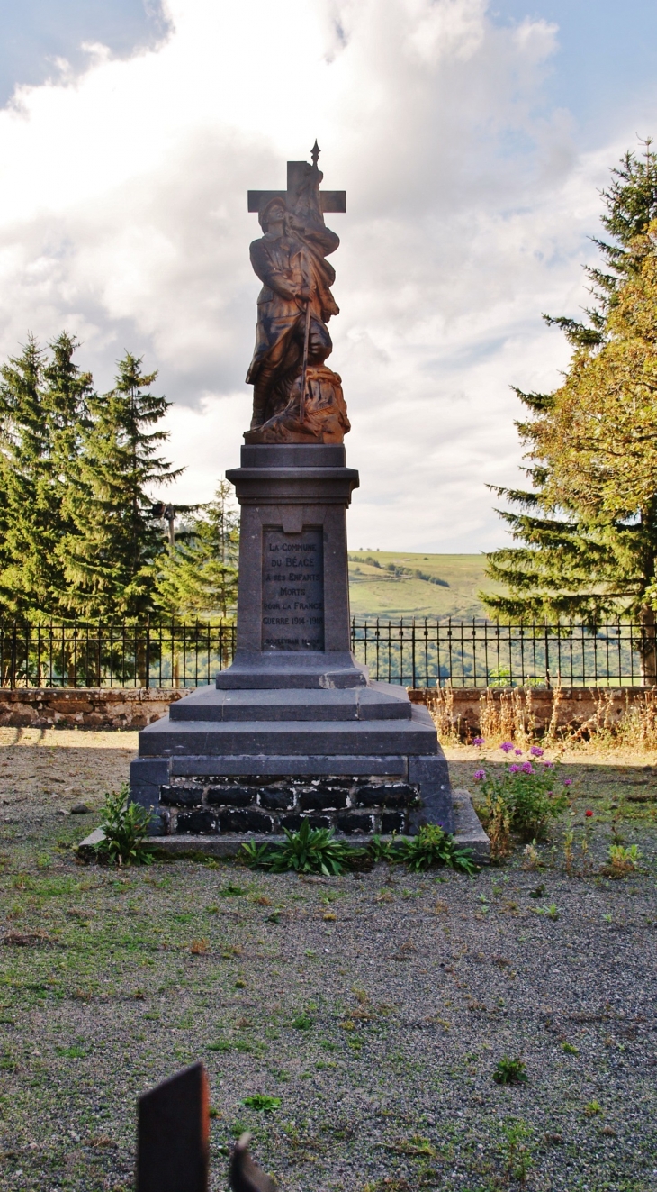 Monument aux Morts - Le Béage